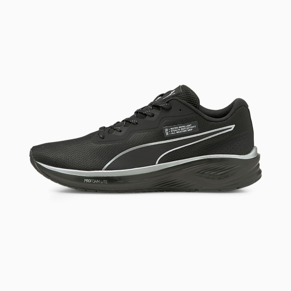 Puma Aviator WTR Mens Running Shoes Black/Silver South Africa 8650742-PT
