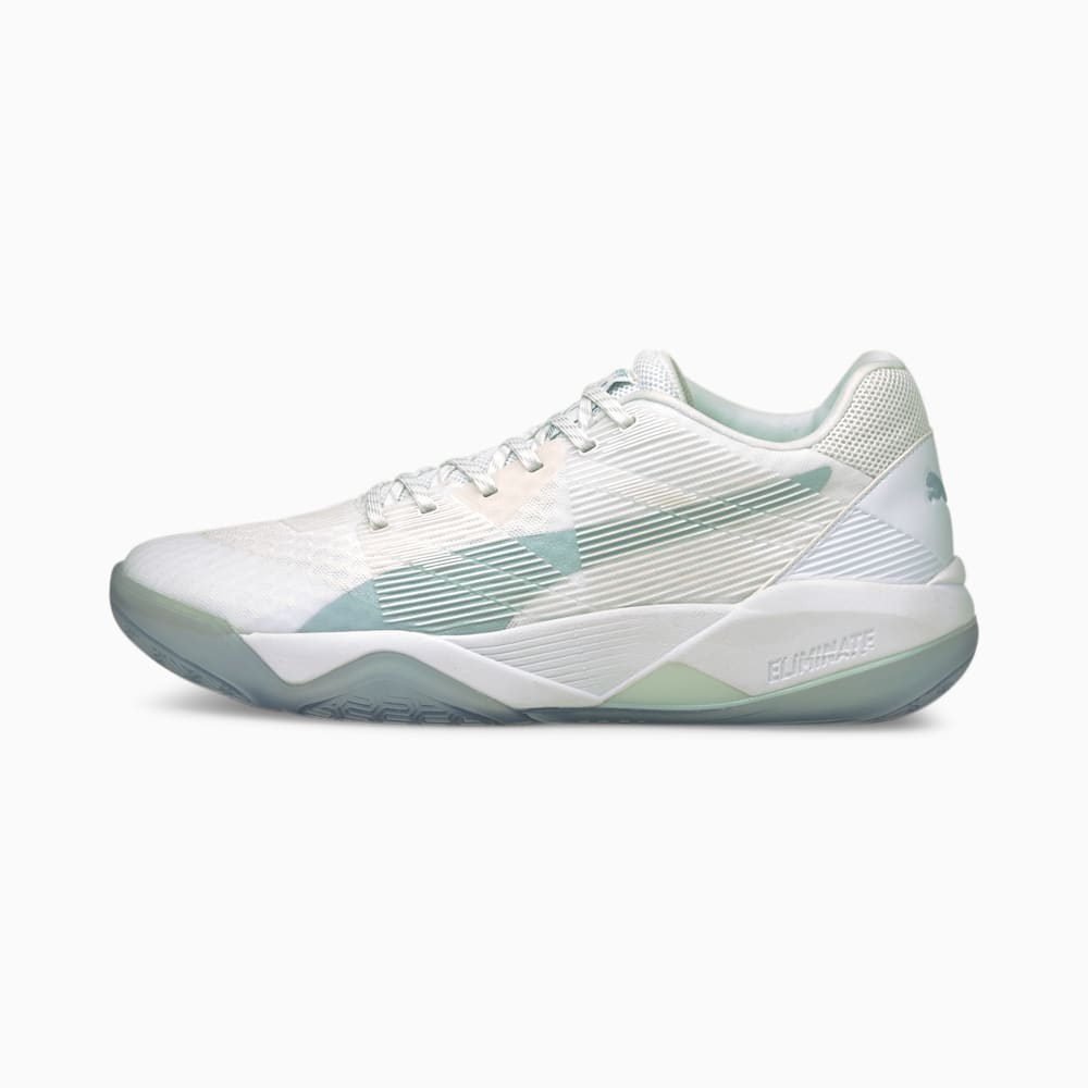Puma Eliminate Power Nitro Womens Handball Shoes White South Africa 3829051-AG