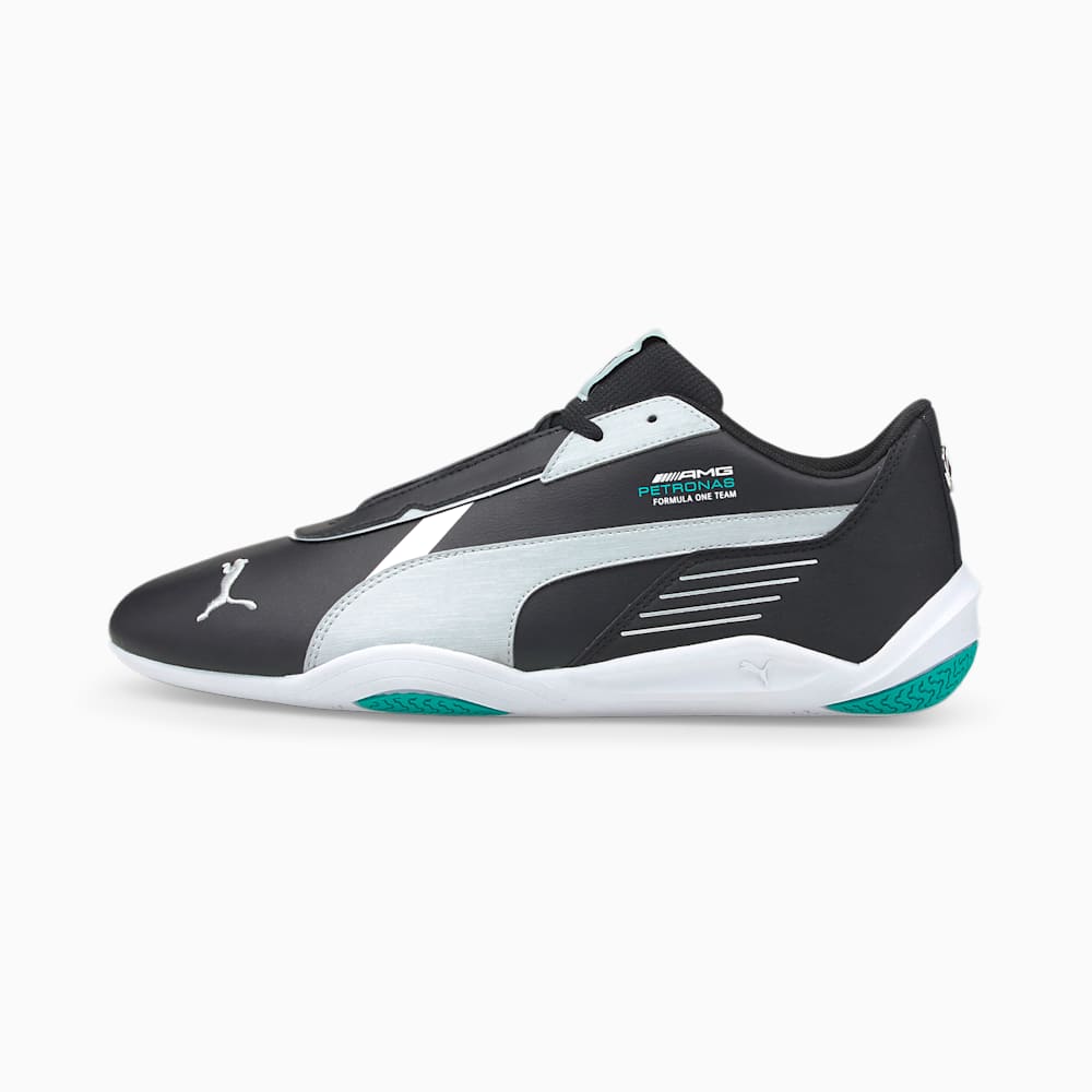 Puma Mercedes F1 R-Cat Machina Mens Motorsport Shoes Black/Silver/Green South Africa 1507428-OS