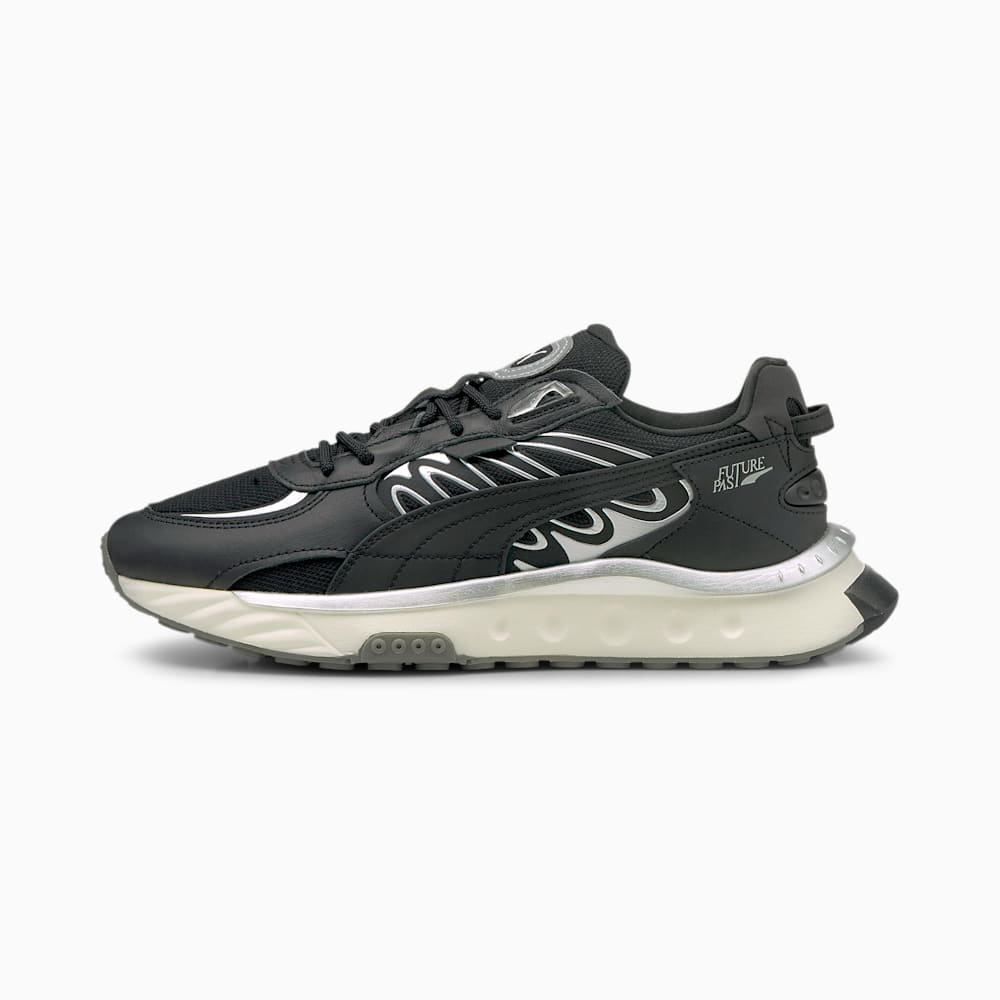 Puma Wild Rider Techno Womens Sneakers Black/Silver South Africa 3052467-ZW