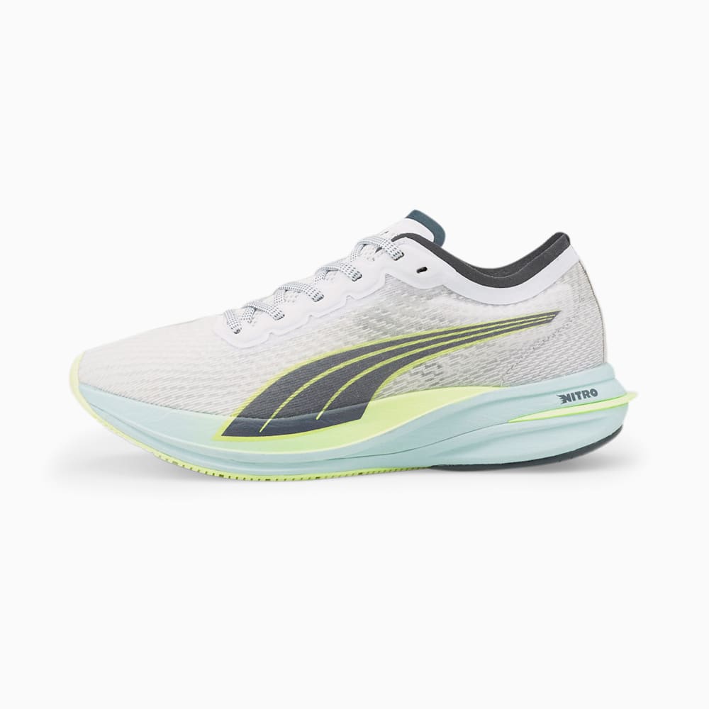 Puma Deviate NITRO Womens Running Shoes White South Africa 9347682-WB