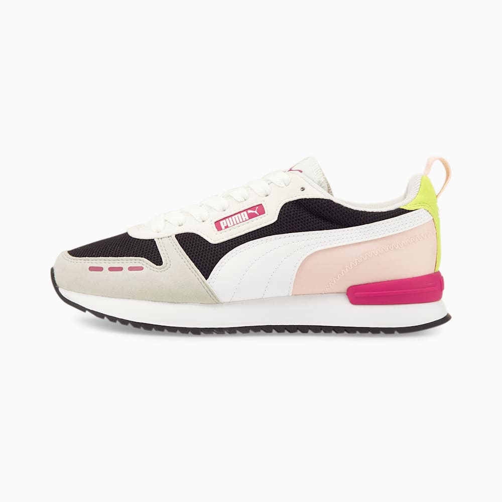 Puma R78 Runner Mens Sneakers Black/White/Pink/Light Green South Africa 4081526-NF