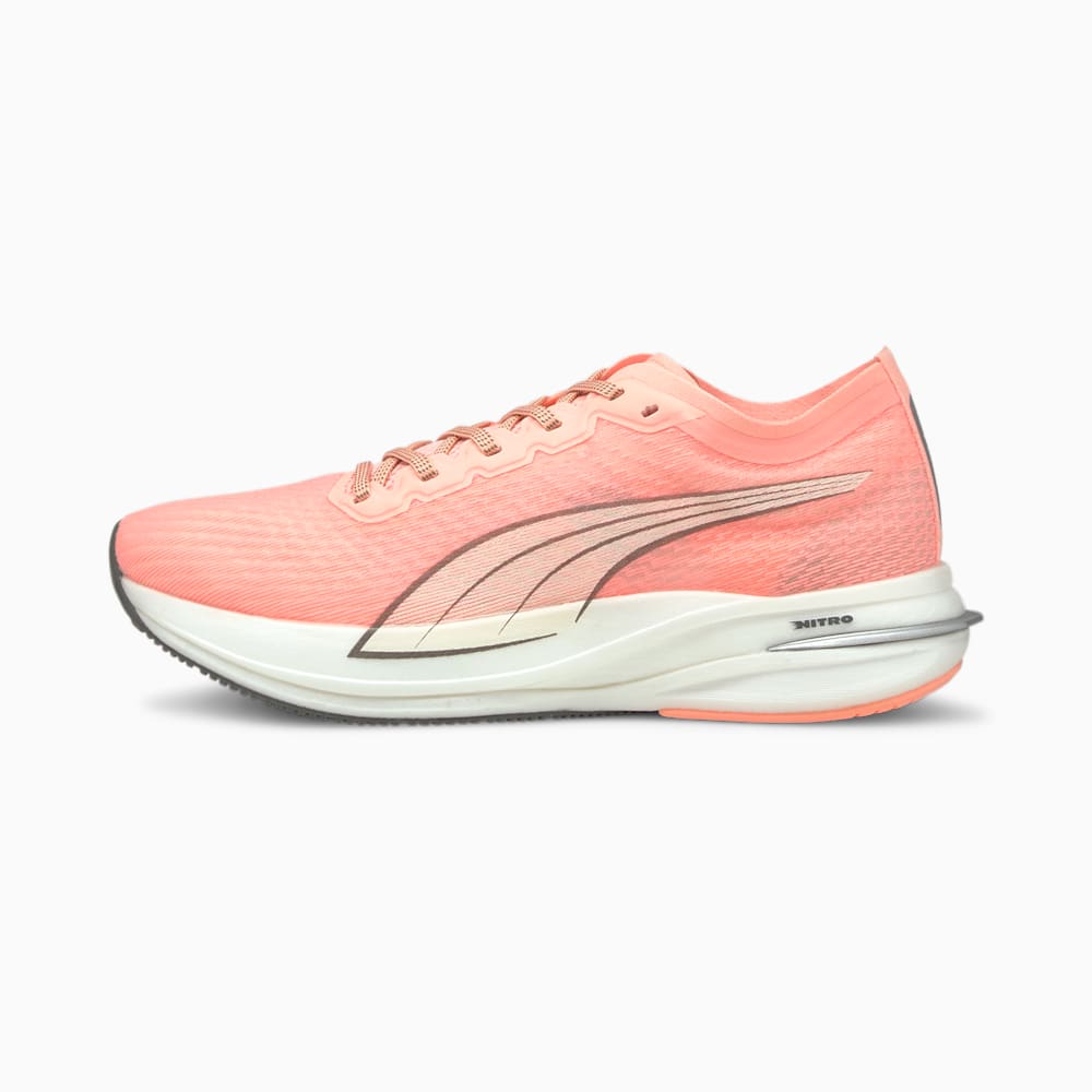 Puma Deviate NITRO Womens Running Shoes Pink/White South Africa 1435920-KV
