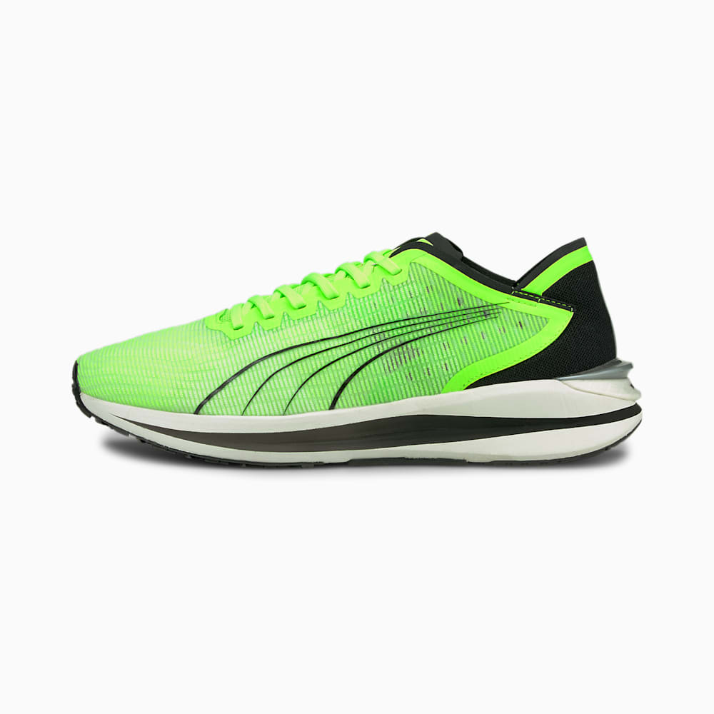 Puma Electrify Nitro Mens Running Shoes Green/Black South Africa 7263401-DF