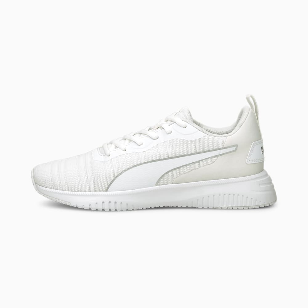 Puma Flyer Flex Womens Running Shoes White/Metal Silver South Africa 3917058-MB