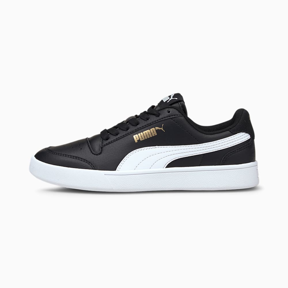 Puma Shuffle Youth Girls Sneakers Black/White/Gold South Africa 8921074-MH