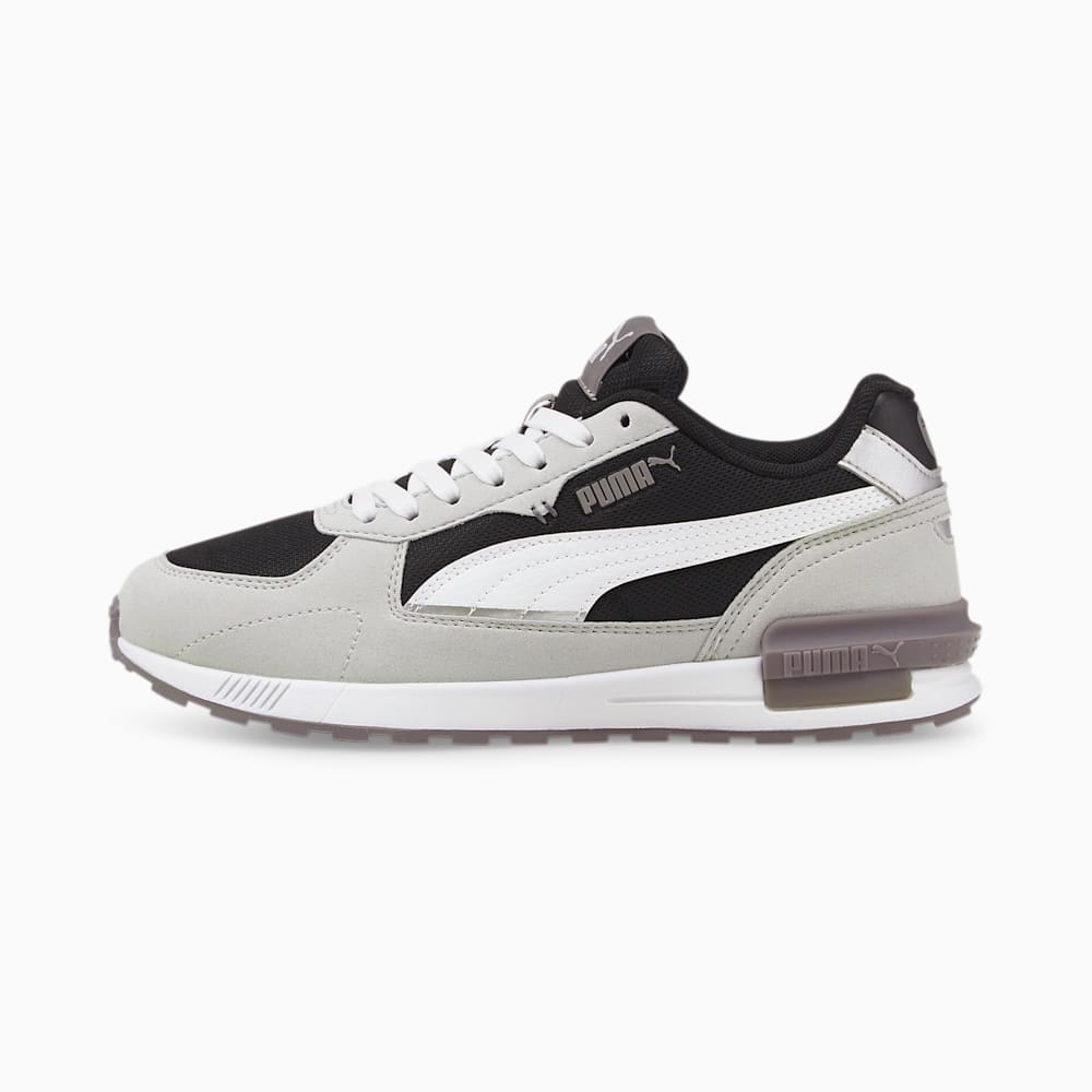 Puma Graviton Youth Girls Sneakers Grey Purple/Black/White/Silver/Grey South Africa 7032814-KZ