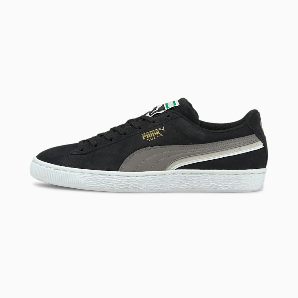 Puma Suede Triplex Mens Sneakers Black/Grey/White South Africa 1209768-OU