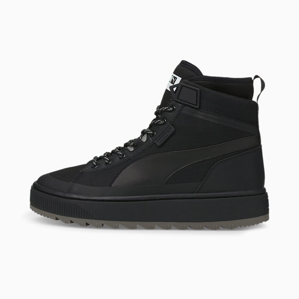 Puma Suede Winter Mid Womens Sneakers Black/Grey South Africa 4710263-LW