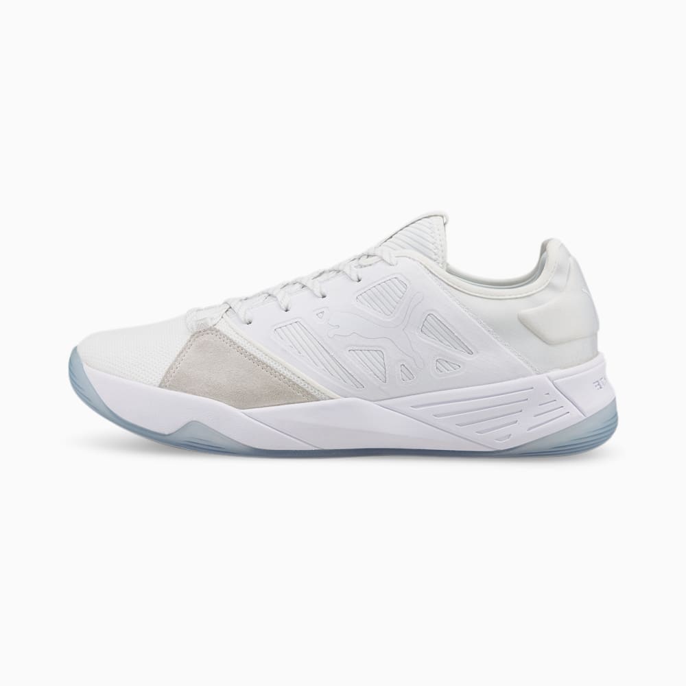 Puma Accelerate Turbo Nitro Womens Handball Shoes White South Africa 9705812-JP