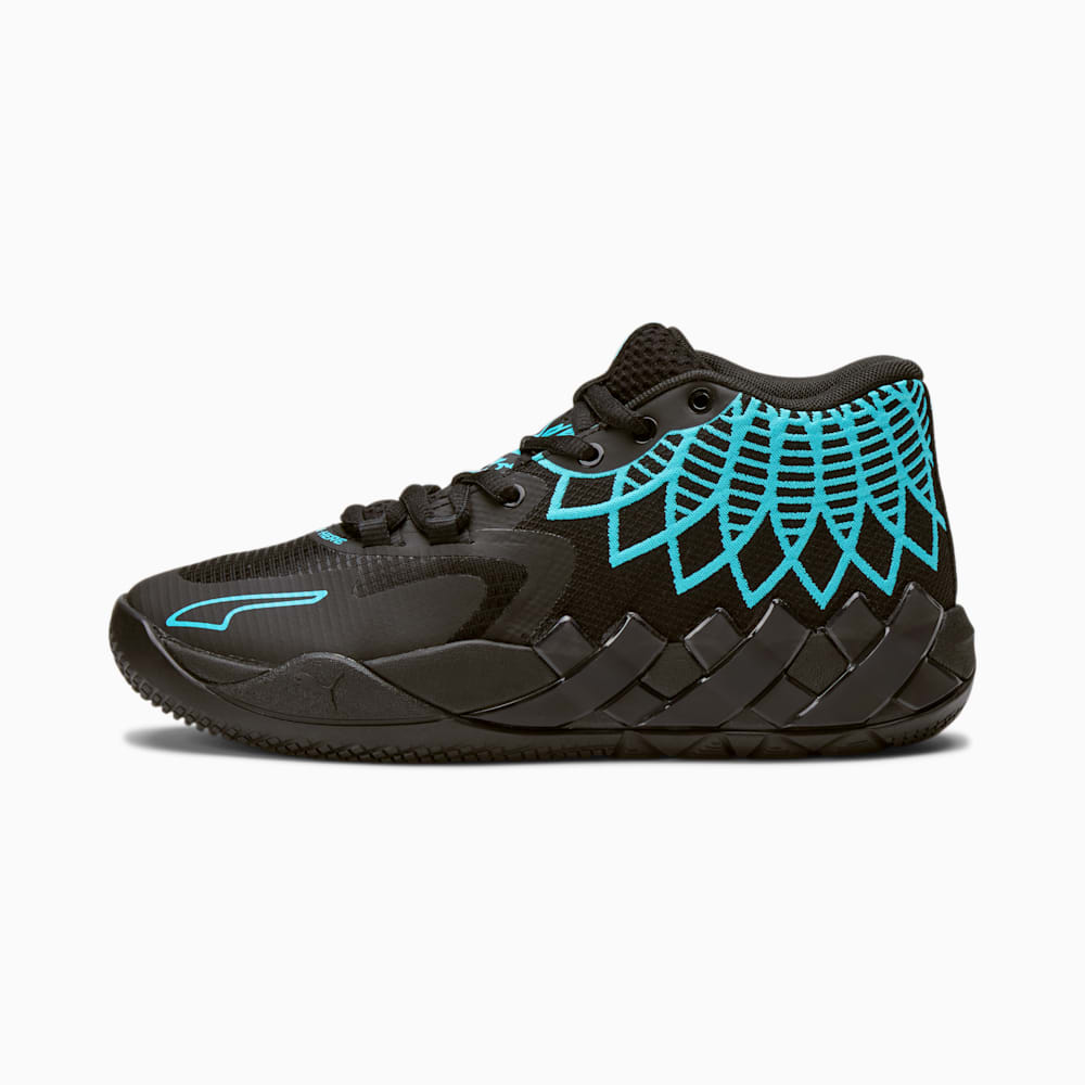 Puma MB.01 JR Girls Basketball Shoes Black/Blue Turquoise South Africa 8503792-RY